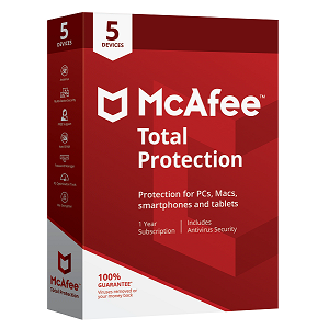 McAfee Total Protection 5 Devices